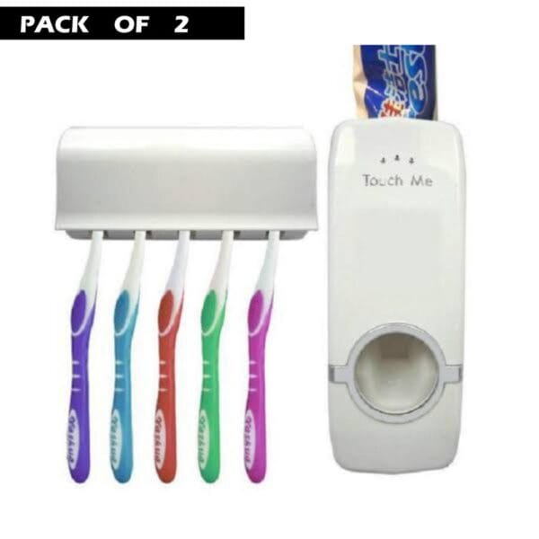 automatic-toothpaste-dispenser-and-toothbrush-holder-set-2