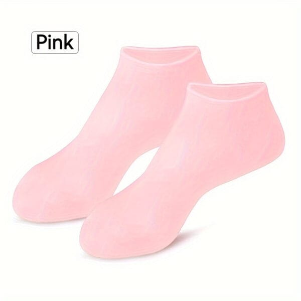 Silicone Moisturizing Gel Socks For Cracked Feet - Image 9
