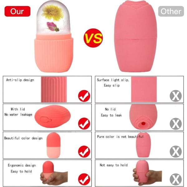 Multi-Purpose Silicone Facial Ice Roller - Image 11