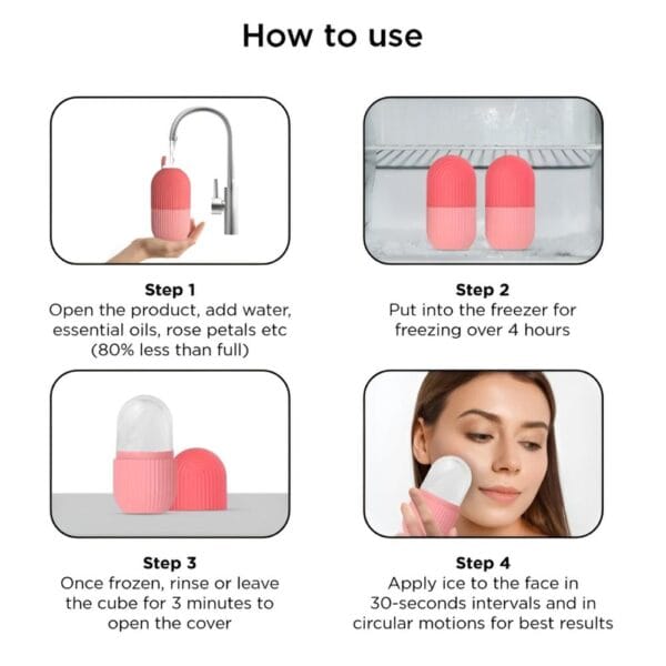 Multi-Purpose Silicone Facial Ice Roller - Image 13